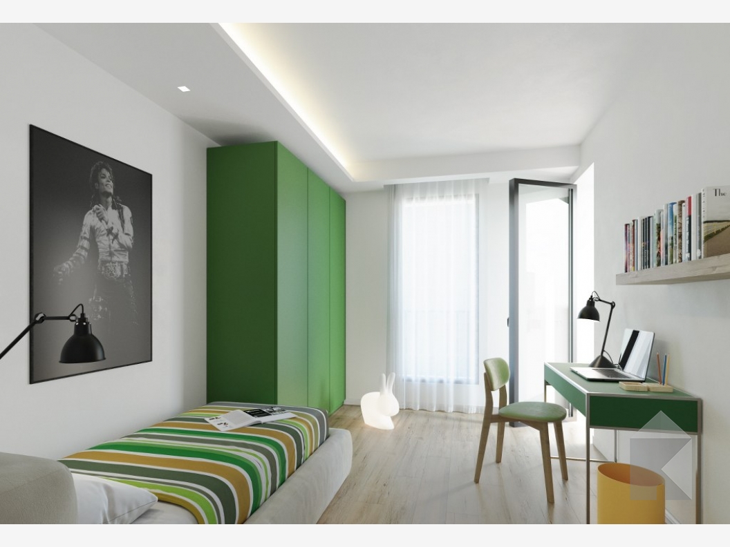 Giardino Marconi: Spazioso 3 camere al quinto piano (A5.3)
